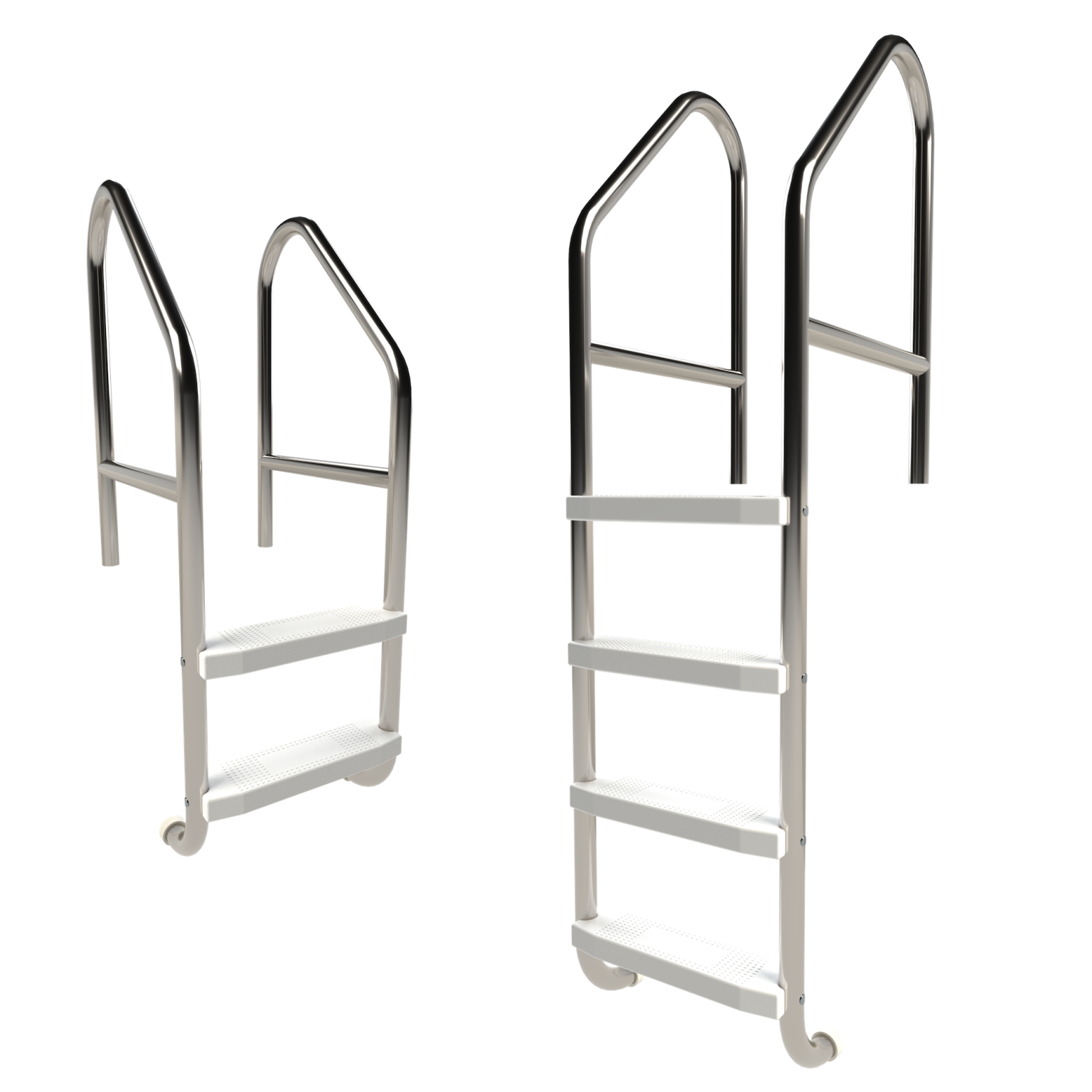 Cross-Braced Pool Ladder